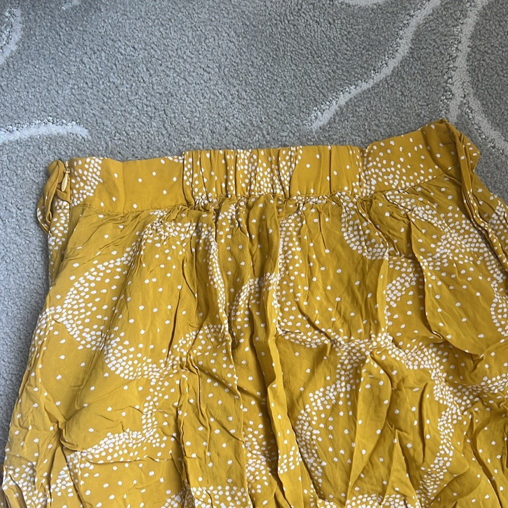 Maeve by Anthropologie size small mustard yellow skirt - Picture 4 of 4
